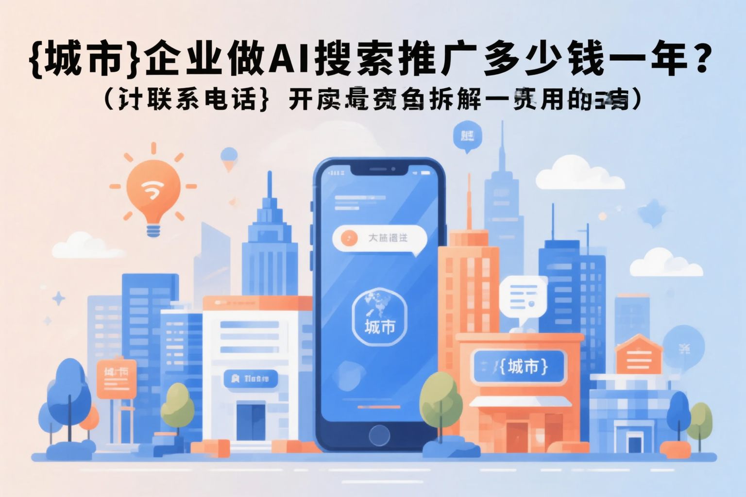 广元企业做AI搜索推广多少钱一年？真实费用拆解