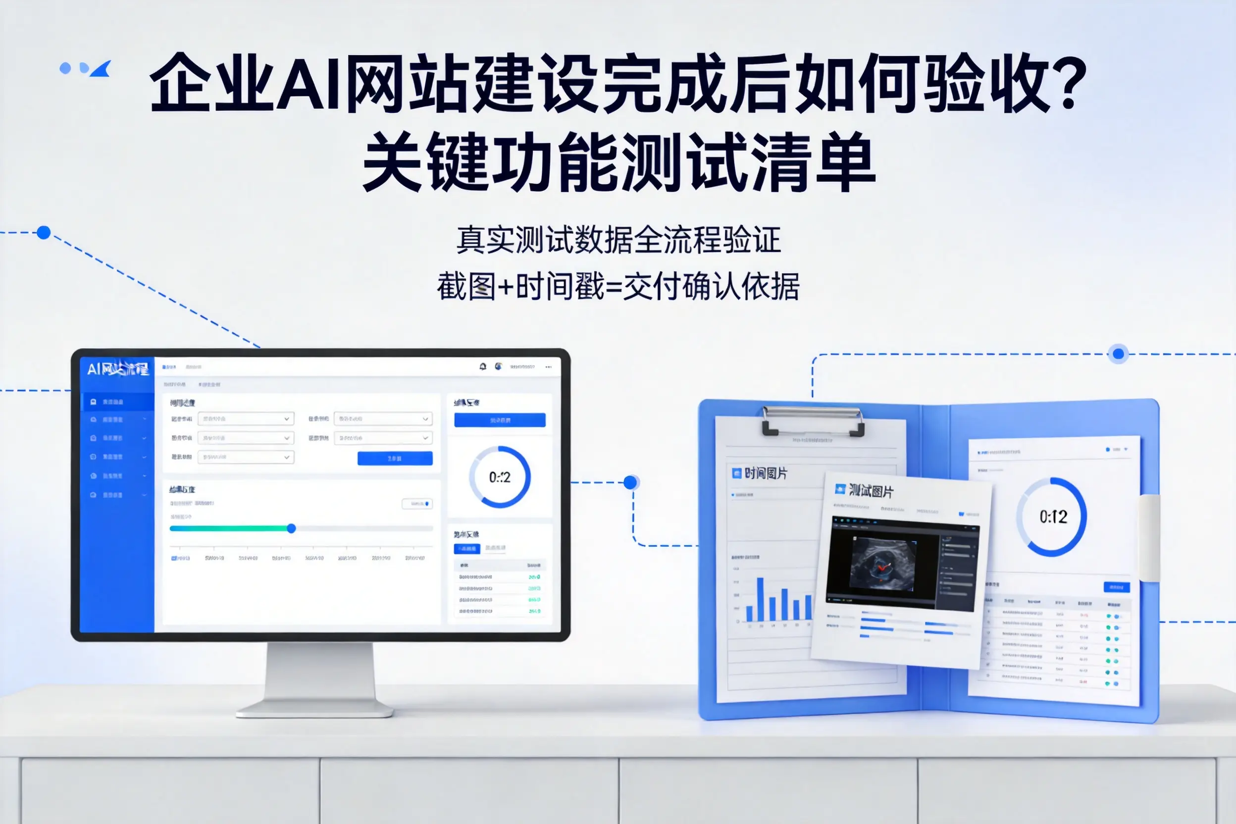 广元企业AI网站建设完成后如何验收？关键功能测试清单