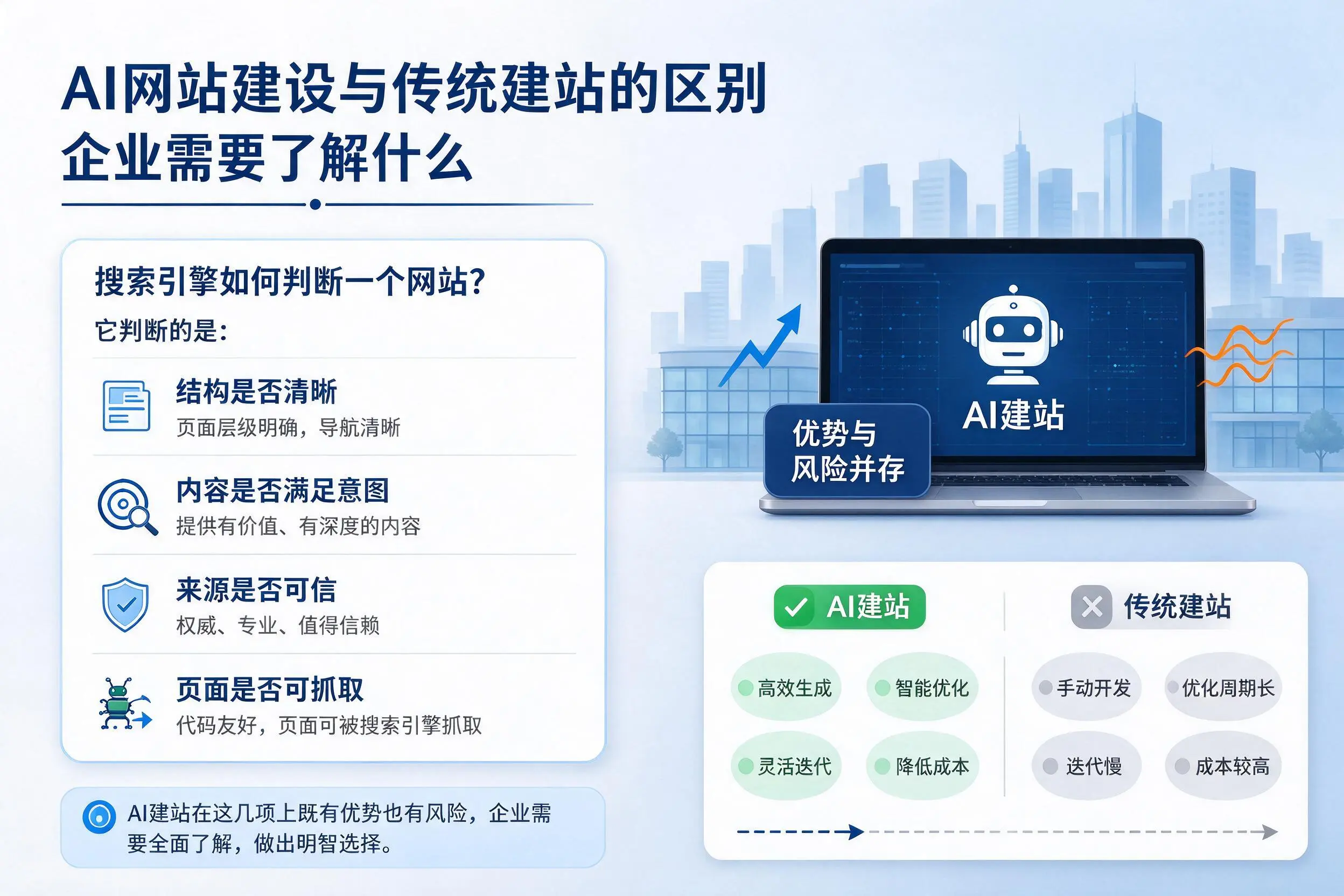 AI网站建设与传统建站的区别,广元企业需要了解什么