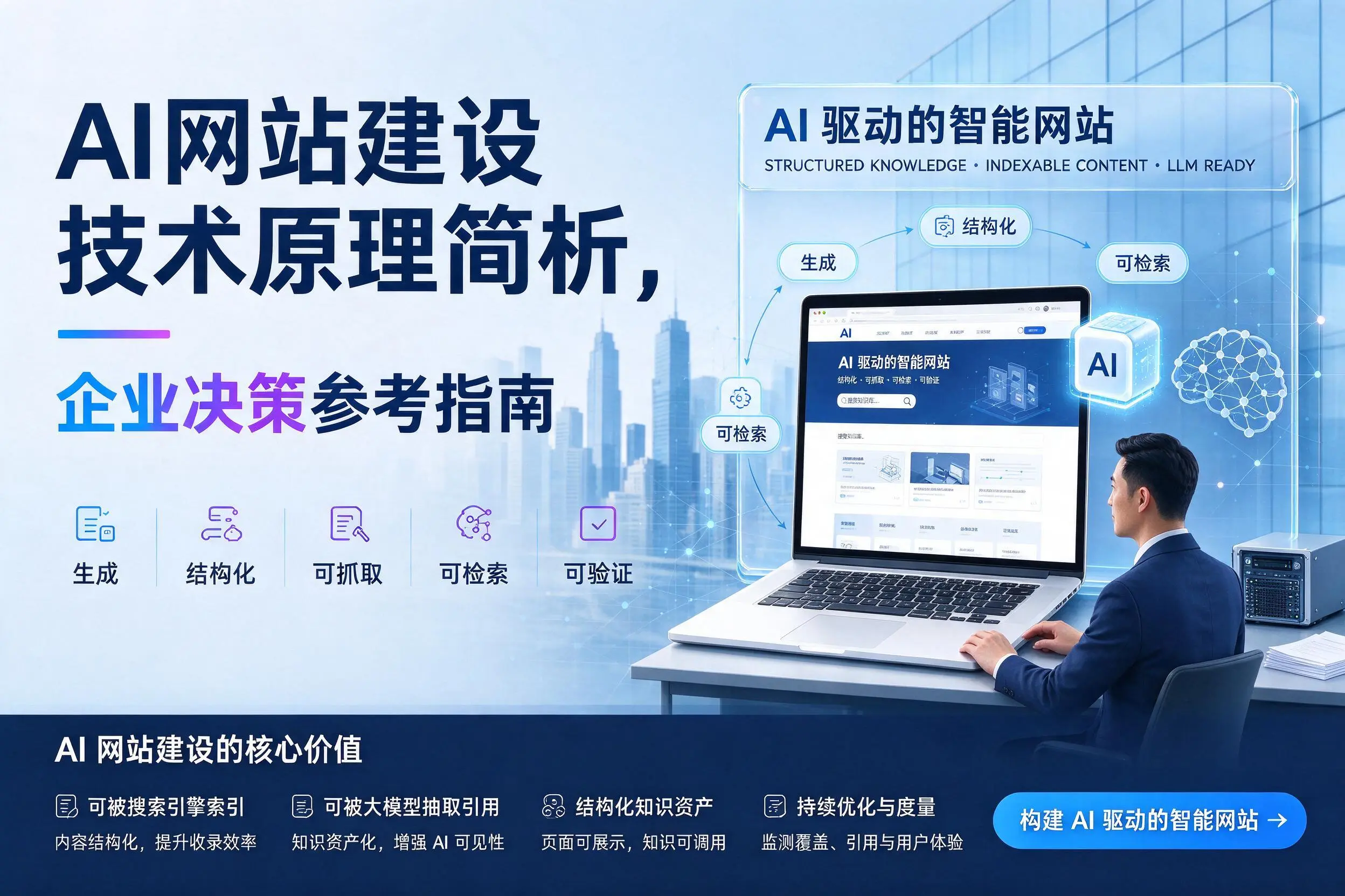 AI网站建设技术原理简析,广元企业决策参考指南